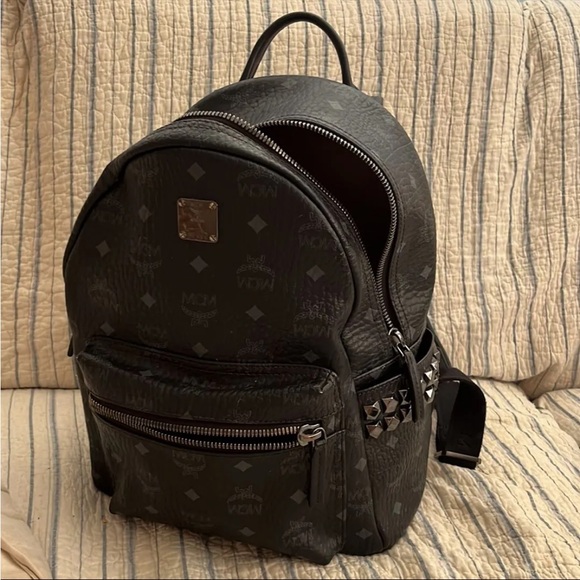 MCM Stark Side Studs Backpack in Visetos - Picture 10 of 12